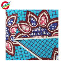 Tissu africain de batik d&#39;impression de super wax de polyester pur à vendre